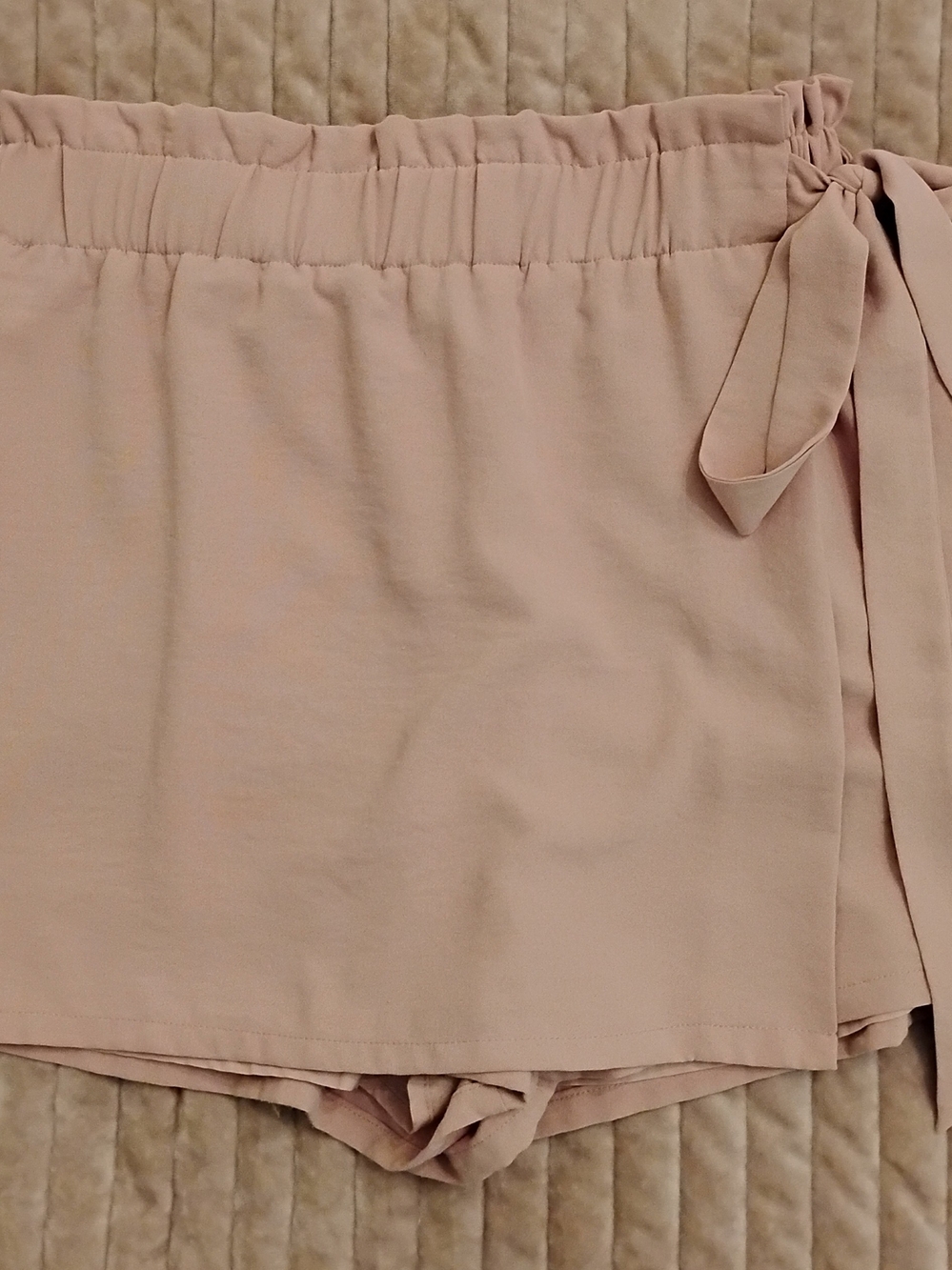 Naked Zebra Blush Pink Skort with Side Tie